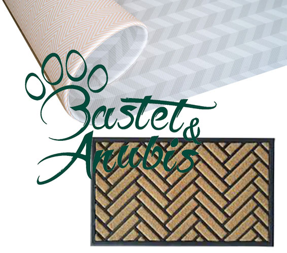 Cat litter mat