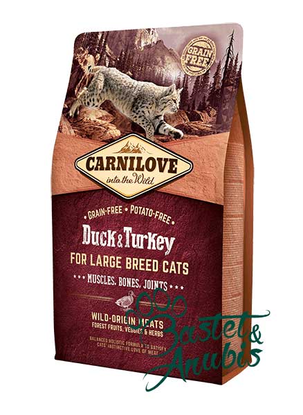 Carnilove Duck and Turkey for Large Breed Adult Cats
