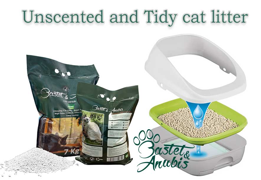 Unscented and Tidy cat litter