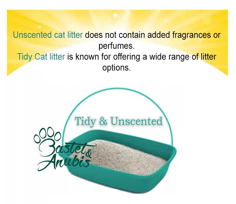 Unscented and Tidy cat litter