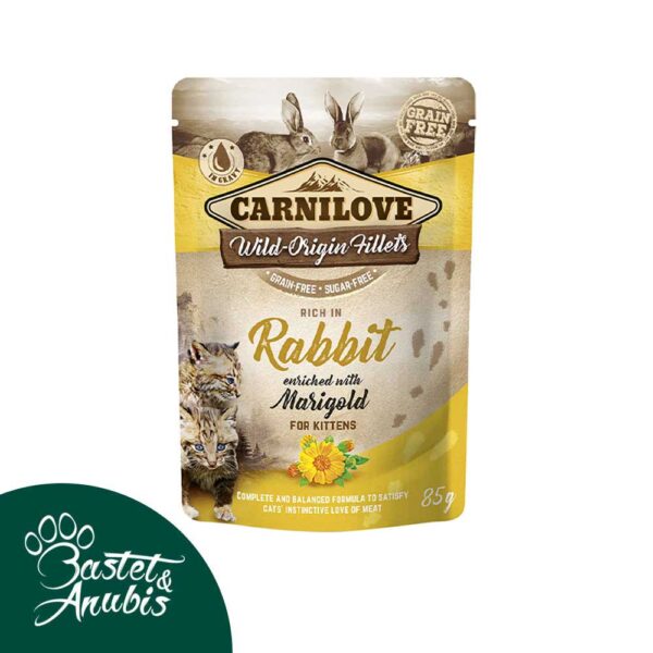 Carnilove Rabbit enriched with Marigold for Kittens