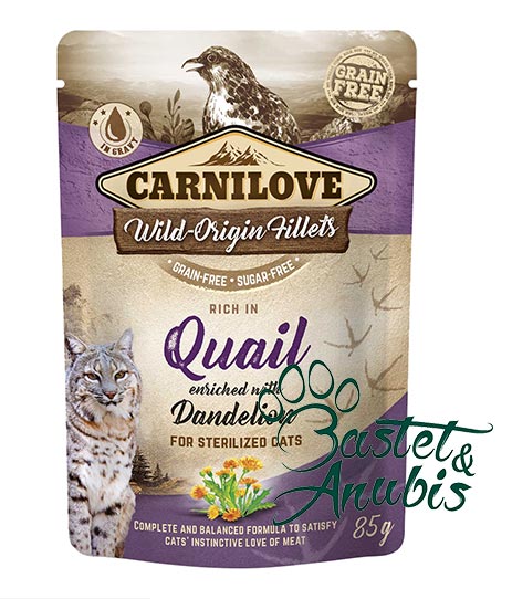 Carnilove Quail enriched with Dandelion